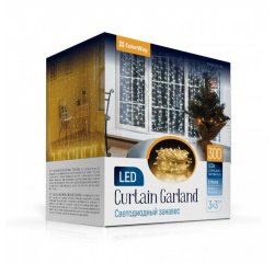 COLORWAY LED GIRLANDA/ VNUTORNE/300LED/DLZKA 3 X 3M/TEPLA BIELA/ AC 220V (CW-GW-300L33V)