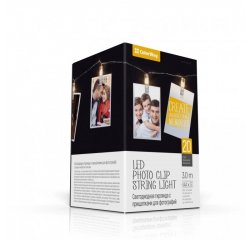 COLORWAY LED FOTOKOLICKY/20LED/DLZKA 3 M/TEPLA BIELA/ NAPAJANIE 3X AA (CW-LCP-20L30B)
