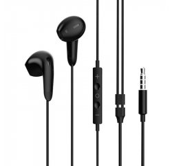 COLORWAY EARPHONES 3.5 MM WIRED SOUND WAVE BLACK (CW-WD04BK)