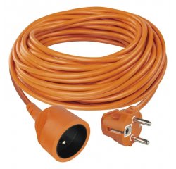 EMOS P01120 PREDLZOVACI KABEL 20 M/1 ZASUVKA/ORANZOVY/PVC/230 V/1,5 MM2