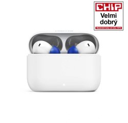 HAMA 184179 BLUETOOTH SLUCHADLA PASSION CLEAR II, STUPLE, ANC, APLIKACIA, BIELE