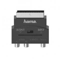 HAMA 205268 REDUKCIA SCART NA 3 CINCH AV + S-VIDEO, IN/OUT