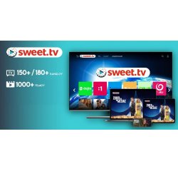 SWEET.TV, 3 MESACNE PREDPLATNE, PREMIOVY BALIK L, 150+ STANIC