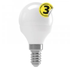 EMOS ZQ1211 LED ZIAROVKA CLASSIC MINI GLOBE 4W E14 NEUTRALNA BIELA