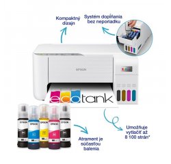 EPSON ECOTANK L3276 A4 COLOR MFP, USB, WIFI