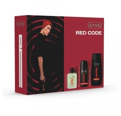 STR8 RED CODE VODA PO HOLENI 50ML + DEO SPREJ 150ML + SPRCHOVY GEL 250ML