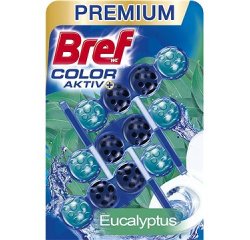 BREF WC BLOK BLUE AKTIV 3X50G EUCALYPTUS, MODRE
