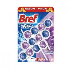 BREF TOILET FRESHENER 3X50 G POWER ACTIVE LAVENDER