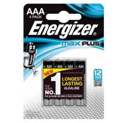 ENERGIZER MAX PLUS LR03/4 MIKROTUZKOVE BATERIE, 4KS