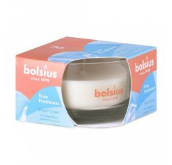 BOLSIUS TRUE FRESHNESS SKLO 80X50MM FRESH LINEN VONNA SVIECKA