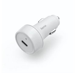 HAMA 183278 RYCHLA USB NABIJACKA DO VOZIDLA, USB-C, QUICK CHARGE 3.0 / POWER DELIVERY, 18 W, BIELA