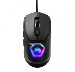 MARVO MYS FIT LITE G1, 12000DPI, OPTIKA, 7TL., DROTOVA USB, SEDA, HERNA, RGB PODSVIETENIE
