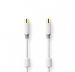 NEDIS CSBW40015WT10 KOAX VIDEO KABEL 100 HZ, &lt;91DB, KOAX KONEKTOR, 1M