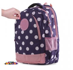 PIXIE CREW BATOH S GULICKAMI MODRO-RUZOVY 26 L