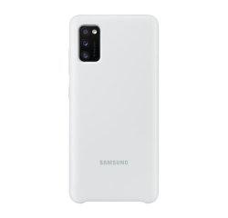 SAMSUNG EF-PA415TW PRE GALAXY A41 SILIKONOVE PUZDRO, BIELE