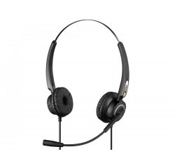 SANDBERG PC SLUCHADLA USB PRO STEREO HEADSET S MIKROFONOM, CIERNE