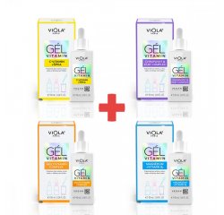 VIOLA GEL VITAMIN MULTIVIT. COMPLEX + CHRUPAVKY &amp; KLBY COMPLEX + MAGNEZIUM + B6 + C-VITAMIN + SIPKA
