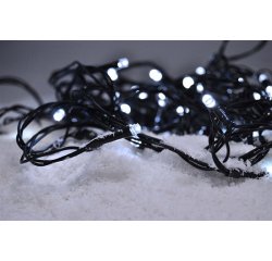 SOLIGHT 1V07-W LED VONKAJSIA VIANOCNA RETAZ, 400 LED, 20 M, 8 FUNKCII, IP44, STUDENA BIELA