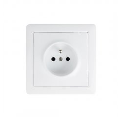 SOLIGHT 5B134 ZASUVKA SLIM, BIELA