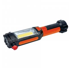 SOLIGHT WL112 MULTIFUNKCNE LED SVETLO, 3W COB + 1W LED, KLIP, MAGNET, FLEXIBILNE, 3X AAA