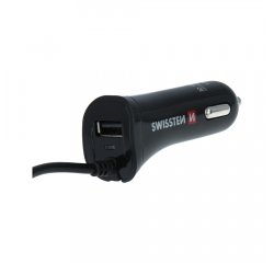 SWISSTEN CL AUTONABIJACKA MICRO USB A USB 2,4A POWER