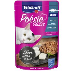 VITAKRAFT POESIE DELISAUCE TRESKA 85 G, 2436666