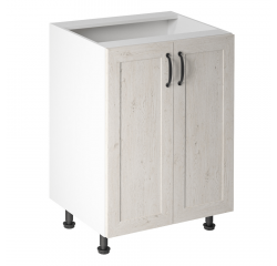 KONDELA Spodná skrinka, biela/sosna nordická, ROYAL D60