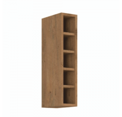 KONDELA Horná policová skrinka, dub lancelot, VEGA 15 G-72 OTW