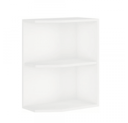 KONDELA Spodná rohová skrinka, biela, SPLIT 30 D ZAK BB