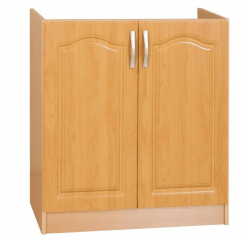 KONDELA Drezová skrinka, jelša, LORA MDF NEW KLASIK S80ZL