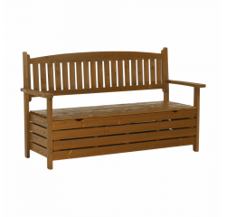 KONDELA Záhradná lavička, hnedá, 150cm, AMULA