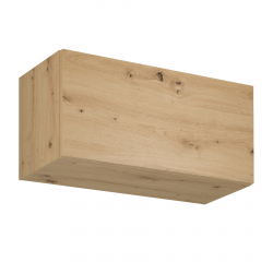 KONDELA Horná skrinka, dub artisan, LANGEN G80K
