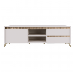 KONDELA TV stolík, kašmír/dub sonoma, LONGY RTV1K2So