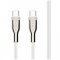 FIXED FIXDB-CC2-WH DLHY NAB. A DATOVY OPLET. KABEL S KONEKT. USB-C/USB-C, 2 M, USB 2.0, 100W, BIELY