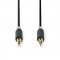 NEDIS ND-CABW22000AT30 STEREO AUDIO KABEL, 3,5MM, ZASTRCKA, 3,5MM ZASTRCKA, POZLATENA, 3M