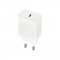 MAXLIFE MXTC-06 PD QC CHARGER 1X USB-C 20W WHITE