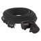 EMOS P0601 VONKAJSI PREDLZOVACI KABEL 10 M, 2 ZASUVKY, CIERNY, GUMA, 250 V, 1,5 MM2
