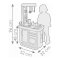 SMOBY KUCHYNKA BON APPETIT ELEKTRONICKA, MODRO-BIELA /SM 310824/