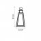 EMOS DCLV18 LAMPAS 1LED PLAST BLACK 3×AAA IP20 T VNT