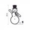 EMOS DCCF21 VIAN. SNEHULIAK NAF. 4LED 200CM POLYESTER IP44 CW