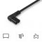HAMA 223284 SIETOVY NAPAJACI KABEL, KOLME EURO VIDLICE, 3 M