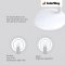 COLORWAY LED STOLNA LAMPA CW SO ZABUDOVANOU BATERIOU, BIELA (CW-DL02B-W)