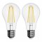 EMOS ZF5140.2 LED ZIAROVKA FILAMENT A60 / E27 / 5,9 W (60 W) / 806 LM / TEPLE BIELA