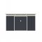 G21 /6390097/ ZAHRADNY DOMCEK GRAH 1132 - 340 X 333 CM, ANTRACITOVY