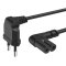 HAMA 223282 SIETOVY NAPAJACI KABEL, KOLME EURO VIDLICE, 1,5 M