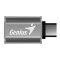 GENIUS USB REDUKCIA, (3.0), USB C SAMEC - USB A SAMICA, CIERNA, USB 3.0, AZ 5GBPS