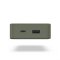 HAMA 201716 COLOUR 20, POWERBANKA 20000 MAH, 3 A, VYSTUP: USB-C, USB-A, ZELENA