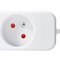 SOLIGHT PP20 PREDLZOVACI PRIVOD, 4 ZASUVKY, BIELY, 1,5M