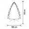 HOME BY SOMOGYI KMF 4/150 UMELY VIANOCNY STROMCEK, 150 CM