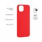 FIXED FIXST-929-RD PRE APPLE IPHONE 14 PLUS ZADNY POGUMOVANY KRYT STORY, CERVENY